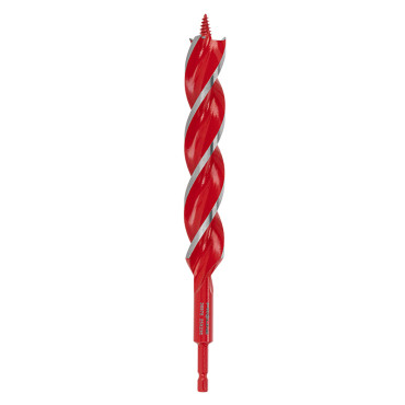 Burghiu lemn cu varf sfredel si muchie tripla 6x155mm