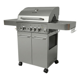 grill gaz inoxidabil - 3+1 arzatoare / 13.65kw