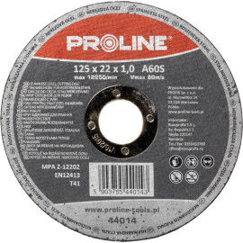 disc debitare inox 125x1.2mm / a60s in caseta, 10/set
