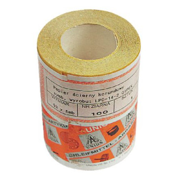 Rola abraziv hartie 115mm - gr.80 / 5m