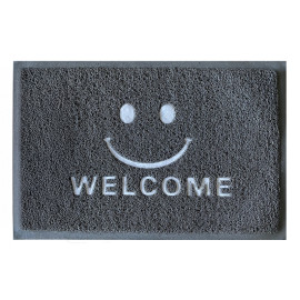 covoras intrare tip-lufa - 38x58cm / welcome gri hapy
