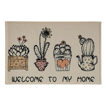 Covoras tesut - 40x60cm / welcome