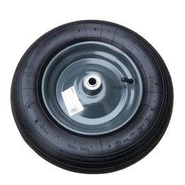 roata roaba cu cauciuc neted - 3.5x8.0