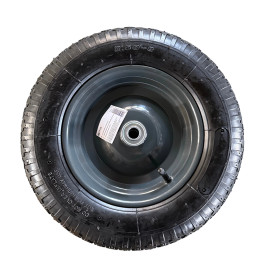 roata roaba cu cauciuc bordurat - 3.5x8.0