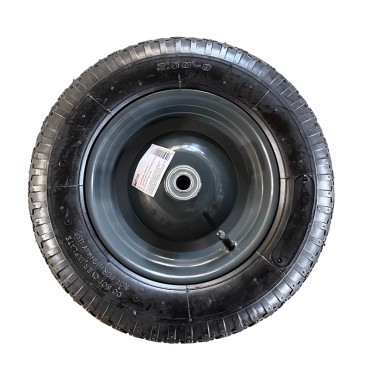 Roata roaba cu cauciuc bordurat - 3.5x8.0