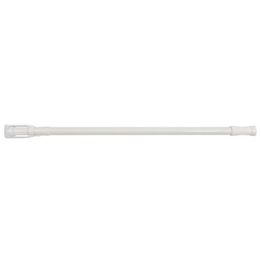 Bara perdea dus metalica - 70-120cm / alb
