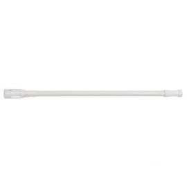 bara perdea dus aluminiu - 70-120cm / alb