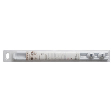Bara perdea dus metalica tip-l - 80x80cm