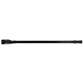 bara perdea dus metalica - 70-120cm / negru