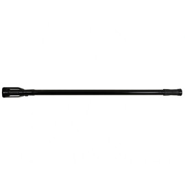 bara perdea dus aluminiu - 140-260cm / negru