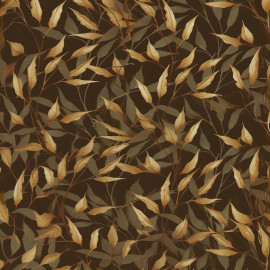 fata masa pvc - 160g/m2 / 1.37x20m / frunz-bronz