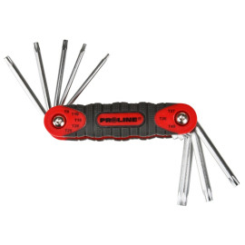 set chei negative cr-va torx cu maner t9-t40 - 8p.