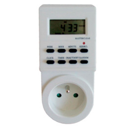priza cu temporizator digital / pin pamantare