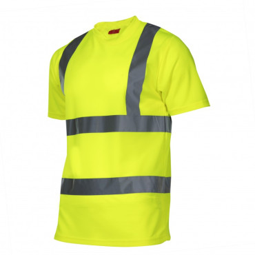 Tricou reflectorizant / verde - s