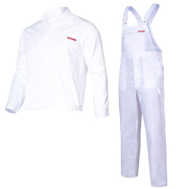 Costum lucru subtire / alb - s/h-164