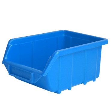 Cutie plastic depozitare 111x165x76mm / albastra
