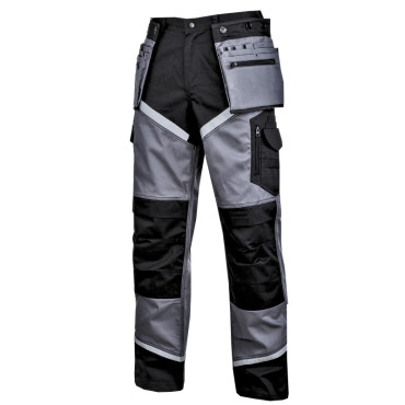 Pantalon lucru gros premium negru-gri - s/h-164