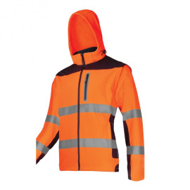 jacheta reflectorizanta elastica / portocaliu - 2xl