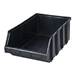 cutie plastic depozitare modulara 310x490x190mm / negru